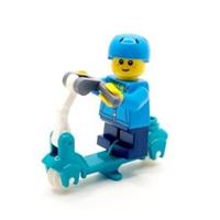 Genuine LEGO City Kick E Scooter Electric Bike & Girl Or Boy Child Minifigure