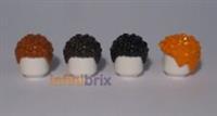 Lego Hair 36060 PICK & MIX ANY COLOURS! Dark Brown, Dark Orange, Orange, Black