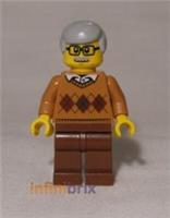 Lego Grandfather Grandad Minifigure from set 60134 City NEW cty659