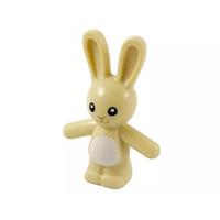 Genuine LEGO Rabbit Bunny Pet Animal Printed Minifigure Tan 66965pb01