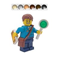 Genuine LEGO Train Gift Male Minifigure Station Platform Railway Conductor