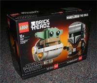 STAR WARS LEGO 75317 THE MANDALORIAN & THE CHILD BRICKHEADZ B-STOCK NEW SEALED
