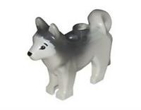 Genuine LEGO Pet Husky Dog Minifigure Snow Sleigh Arctic Animal Wolf Christmas