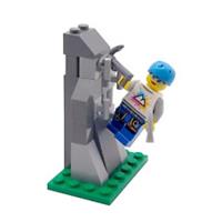 Genuine LEGO Climber Gift Female Mountain Rock Climbing Minifigure Mothers Day