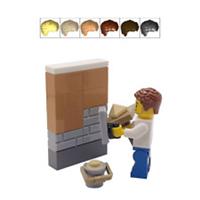 Genuine LEGO Plasterer Gift Minifigure Trowel Hawk & Bucket Builder Fathers Day