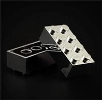 Lego Chrome Silver Brick 2x4 ~ 3001 ~ Custom Made ~ Silver Shiny ~ New