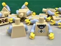 LEGO Computer Programmer Minifigure Torso 973, 88585, From Set 8831, 10 Pieces