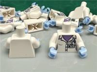 LEGO Scientist Lab Coat Minifigure Torso 973, 88585 From Series 11 - 10 Pieces