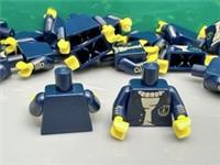 LEGO Sea Captain Minifigure Torso 973, 88585 From Series 10 - 10 Pieces