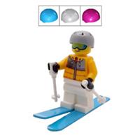 Genuine LEGO Male Skier Gift Minifigure + Skis & Ski Sticks Sports Fathers Day