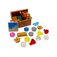 Genuine LEGO Treasure Chest & Map & Jewels Coins Minifigure Pirate Furniture