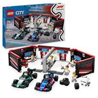 LEGO 60444 City F1 Garage & Mercedes-AMG & Alpine Cars