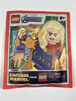 Lego Avengers Paper Bag ~ Set 242321 ~ Captain Marvel ~ SH0911 ~ New ~ (Drac)