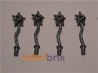 4x Lego Flails 59232 Silver Mace Weapons for Lord of the Rings, Castle 4611880