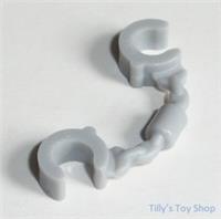 Lego - Handcuffs - Medium Stone Grey- Pick Pack Size - ID 61482 97927 - NEW
