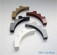 Lego - 1x5x4 Stud Half Arch / Bow Brick - Pick Colour & Pack Size - 14395 - NEW