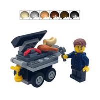 Genuine LEGO BBQ Gift Barbecue Grill + Male Man Minifigure Garden Chef Cook