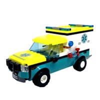 NOT BOXED Genuine LEGO Ambulance Hospital Emergency Paramedic Vehicle Truck