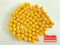 LEGO Minifigure Yellow Head x 10 Standard Grin Smile - NEW