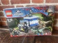 LEGO Jurassic World 75917 Raptor Rampage Building Set Boxed with Instructions