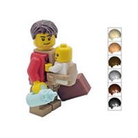 Genuine LEGO New Dad & Baby Gift With Carrier Minifigures Shower Fathers Day 4