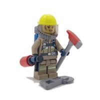 Genuine LEGO Firefighter Gift Female Minifigure Fire Fighter Mothers Day
