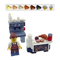Genuine LEGO Barista Gift Female Minifigure Cafe Coffee Shop Worker Mothers Day