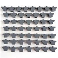 50 LEGO Arches 1x2 Jumper Dark Bluish Gray 38583