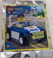 Lego City Policeman with Car 952209 Foil pack BNIP