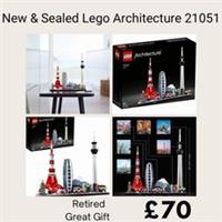 Retired LEGO ARCHITECTURE: Tokyo (21051) Factory Sealed. Great Gift. Collectable