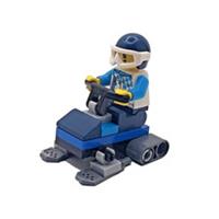 Genuine LEGO Snowmobile Gift & Minifigure Snow Bike Christmas Decoration