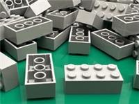LEGO Brick Classic, 2x4 Light Grey, 3001, 15589, 54534, 72841 NEW - 50 Pieces