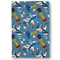 Kids LEGO City Fleece Throw - Blue - 150x100cm