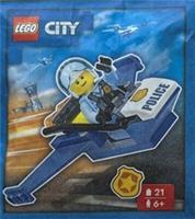 Lego City Policeman with Jet, Paperbag 952312 BNIP (Minor shelfwear)