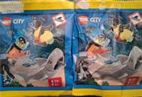 Lego City Diver with Robot and Shark 952503 x2 P/bags BNIP (Slight shelfwear)