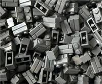 Lego 1x2 Dark Stone Grey Masonry Bricks - 50pcs (98283) New