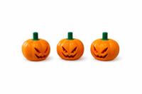 Lego 3 x Halloween Pumpkin Jack O Lantern - Headgear for Minifigure - Brand New