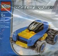 Lego Racers. Blue Racer 4309 Polybag BNIP (Retired & Rare)