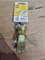 LEGO Iconic Triceratops Costume Fan Minifigure Key Light (Keyring/Keychain) New