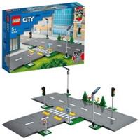 LEGO 60304 City Road Plates with Traffic Lights, Trees & Glow in the Dark Bricks