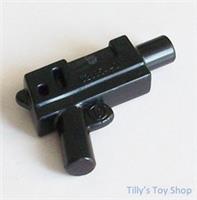 Lego - Two Pistol / Submachine Gun With Medium Barrel - Black - ID 62885 - NEW