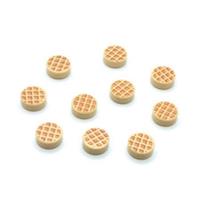 NEW LEGO Parts 10x Toasted Waffle 1x1 Minifigure Food Tiles 98138pb118