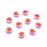 NEW LEGO Parts 10x Strawberry Fruit 1x1 Minifigure Food Tiles 98138pb015