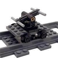 NEW LEGO Train Railway Track Pump Car Hand Maintenance Railroad Trolley Jigger