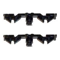 NEW LEGO 2x Decorative Side Train Or Tram Black Wheel Bogie Motor 2871b 39886