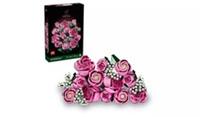 LEGO Botanicals Pink Roses Bouquet Building Set Floral Home Display Gift Decor