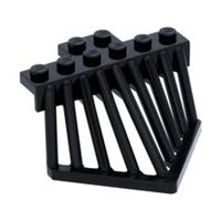 NEW LEGO Train Black Cow Catcher 2x6 Steam Locomotive Front Plow Grill 90201