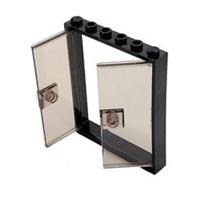 NEW LEGO Train Double Door Set 2 of 3x6 Door & 1 of 1x6x6 Frame 80683 & 42205