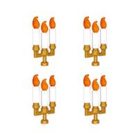 NEW LEGO 12 Candles (37762) 12 Flames (37775) 4 Candlestick/Candelabra (73117)