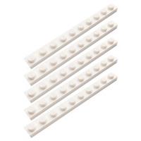 NEW LEGO Parts 5x 1x10 Plate 4477 White Star Wars City Train Creator Space